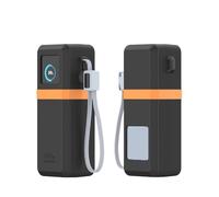 Auratrove Coque de protection en silicone pour batterie externe UGREEN 200 W 25 000 mAh - Coque antidérapante antichoc avec découpes précises, pochette de voyage compacte pour batterie de 12 x 8 x 5