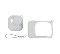 Auratrove Coque de protection en silicone pour Insta360 Go Ultra, souple et résistante aux chocs avec prise en main améliorée et cordon, coque légère pour caméra d'action