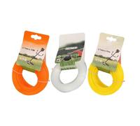 Auratrove Corde carrée en nylon de 2,7 mm pour tondeuse à gazon commerciale ECHO 235 SL FS 56 RC 128LD
