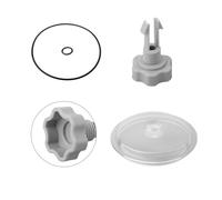 Auratrove Couvercle de couvercle de piège à feuilles avec joint torique de valve pour pompe à filtre à sable Intex SF80110-1 de 30,5 cm, kit de joint en plastique résistant aux intempéries, protection