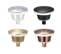 Auratrove Double bouton poussoir de chasse d'eau de rechange pour réservoir de toilettes Fluidmaster PRO550UK Skylo SKY005, ouverture ABS 20 mm, 40 mm, 50 mm, 60 mm