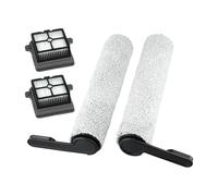 Auratrove Ensemble brosse et filtre de rechange pour Tineco Floor S7 Pro, rouleaux en microfibre lavables pour aspirateur humide et sec, kit d'accessoires pour l'entretien des sols sans fil