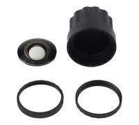Auratrove Ensemble de lentilles de rechange pour Insta360 X5, verre optique HD avec anneau en alliage d'aluminium, kit de protection compact de 3,5 cm avec outil de retrait, disponible en noir, rouge