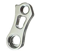 Auratrove Extension de cintre de dérailleur en alliage d'aluminium pour Sram pour Sunrace 40T 42T 46T, 53 x 36 mm, crochet de queue argenté pour vélo de montagne et de route