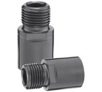 Auratrove Extensions de pédale en alliage d'acier - 20 mm - Usinées CNC - Pour VTT et vélos de route - Marqué gauche et droite - Noir argenté