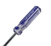 Auratrove Extracteur de clous de tournevis de type V, outil de levier en acier 45# pour réparation de pneus, menuiserie, chaussures, économie de main-d'œuvre, confort de 210 mm, bleu