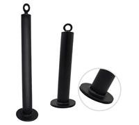 Auratrove Goupille de chargement de plaque de poids, en acier robuste pour trous de 2,5 cm et 5,1 cm, organisateur de gym à domicile pour assiettes, dips, ceinture, squats