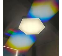 Auratrove Grille de diffraction de transmission, verre optique 50 x 50 mm pour analyse du spectre 200-2000 nm, design à double fente pour l'enseignement en laboratoire de physique et la recherche