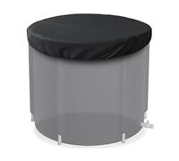 Auratrove Housse de bain de glace 81,3 cm et 91,4 cm : tissu Oxford coupe-vent avec élastique pour anneau pour la prévention et la propreté des baignoires plongeantes en plein air