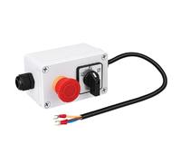 Auratrove Interrupteur rotatif SZW26-20 440 V 20 A Triphasé marche avant marche arrière avec boîtier de protection IP65 pour moteur industriel