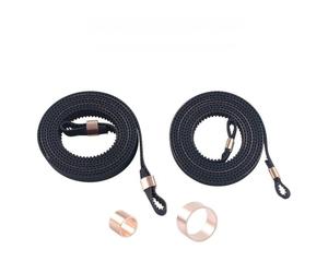 Auratrove Kit de courroie de distribution pour anycubic pour Kobra 3 Max axe X/Y, lot de 2 courroies synchrones pour imprimante 3D, courroie d'entraînement flexible à faible bruit