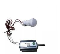 Auratrove Kit de générateur d'éolienne à monter soi-même, 12 V 80 W, aimant permanent, modèle à manivelle, projet scientifique éducatif pour la maison et l'extérieur pour l'éclairage