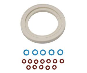 Auratrove Kit de joint de culasse de rechange et joint torique pour chaudière double Breville, compatible avec machines à expresso BES920 BES900 BES980, kit d'entretien en silicone 18 pièces