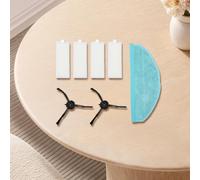 Auratrove Kit de pièces de rechange pour aspirateur robot CECOTEC pour conga 8090 Ultra, comprend des brosses latérales, des chiffons et des filtres pour un nettoyage efficace