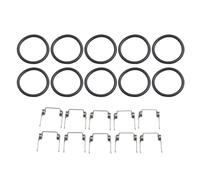 Auratrove Kit de ressort d'alimentation et joint torique, compatible avec cloueuses NV45AB2 NV45AA NV50A1, kit de réparation en métal de 20 pièces pour toiture et outils de finition