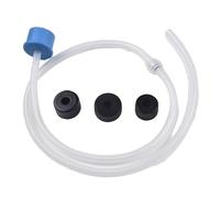 Auratrove Kit de tuyau d'extension de distributeur de savon en silicone de 1 m avec couvercles de bouteille pour évier de cuisine, design anti-fuite pour grandes bouteilles de détergent