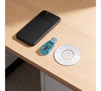 Auratrove Lecteur de carte SIM USB Writer Copier Backup Kit pour Windows 98 pour XP Vista, appareil en plastique ABS bleu pour lire, modifier, copier, répertoire, SMS et données