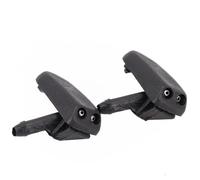 Auratrove Lot de 2 buses de lave-glace avant pour Golf 1993-1996 pour Passat 1990-1997 pour Corrado EuroVan, pulvérisateur ABS noir 191955985A