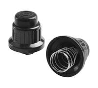 Auratrove Lot de 2 capuchons d'allumage pour piles AA, compatibles avec les générateurs de cuisinière à gaz rouges de performance commerciale, pièces de rechange en plastique noir pour allumeurs de 1