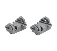 Auratrove Lot de 2 clips de rechange pour lave-vaisselle 00611474, compatibles avec la plupart des modèles de lave-vaisselle pour loquet de porte sécurisé, clips gris en plastique