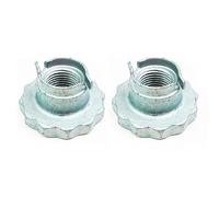 Auratrove Lot de 2 écrous d'arbre de transmission à 12 points, M16 x 1,5 en alliage d'acier pour Seat Cordoba Ibiza, remplace 6Q0407396B 6R0407621