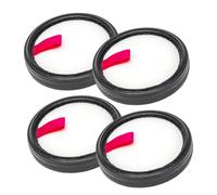 Auratrove Lot de 2 filtres de rechange pour aspirateur à main DEVOAC N300 et Haier T19B, lavables, style HEPA pour poils d'animaux et poussière, blanc et noir