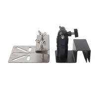 Auratrove Lot de 2 supports de fixation pour gouttière Reolink pour argus 4G LTE et argus PT, support de caméra solaire en métal ABS, kit d'installation de sécurité en plein air, noir et blanc