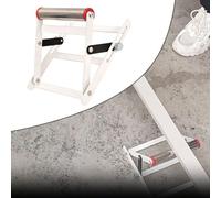 Auratrove Lot de 2 supports en métal pour machine à découper, réglable de 55 à 135 mm, support d'établi pliable avec support de rangement, argenté