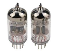 Auratrove Lot de 2 tubes à vide 6H1n-EB, basses améliorées de remplacement pour 6N1 ECC85 6AQ8, valve en verre de préampli au ton naturel chaud