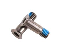 Auratrove Lot de 2 vis de guidage de roue de dérailleur arrière en acier inoxydable M5 x 15,8 mm anodisé CNC pour poulie compatible avec Sram