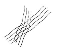 Auratrove Lot de 20 fils de débroussailleuse en nylon résistant à l'usure 39 cm x 3,5 mm pour débroussailleuse Bosch pour afs 23 à 37 outils de jardin