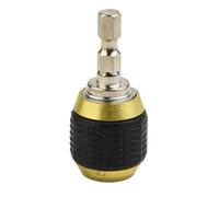 Auratrove Lot de 3 adaptateurs de foret à tige hexagonale à changement rapide, en acier au carbone 6,35 mm pour perceuses électriques, construction de terrasse et charpente en bois (50/60/150 mm)