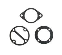 Auratrove Lot de 3 joints de plaque de soupape de compresseur d'air, rondelles de base de culasse 3 en 1 pour réparation et entretien, anneaux d'étanchéité en plastique noir