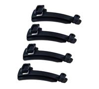 Auratrove Lot de 4 brides de goulotte 731-04869A, compatibles avec le levier de commande de direction de la souffleuse à neige pour une meilleure maniabilité, pièces de rechange en plastique noir