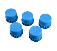 Auratrove Lot de 5 boutons de rechange en nylon bleu pour tête de débroussailleuse T35 de 6,3 cm de diamètre extérieur