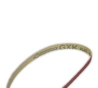 Auratrove Lot de 50 bandes abrasives en oxyde d'aluminium pour ponceuse à bande, grain 40-120, 330 x 10 mm, assortiment pour polissage du bois et du métal