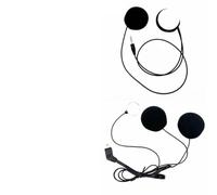 Auratrove Microphone de casque de moto avec fil dur et fil souple pour systèmes d'interphone Cardo, ensemble audio flexible de 1 m pour une communication claire