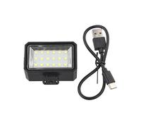 Auratrove Mini lampe de remplissage LED pour Insta360 X5, étanche PC plongée pour éclairage avec support griffe, lampe vidéo compacte 6 x 4,5 cm pour photographie sous-marine