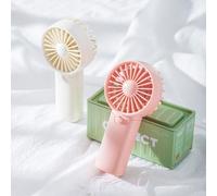 Auratrove Mini ventilateur portable léger réglable silencieux alimenté par piles pour étudiant, bureau, bibliothèque, voyage