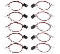 Auratrove Module de capteur de faisceau de coupure infrarouge, interrupteur photoélectrique 5 mm avec 2 ms pour réponse pour compteur robotique Arduino, sortie NPN 3,6-5,5 V DC, lot