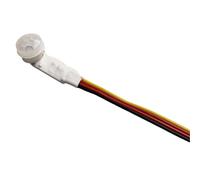 Auratrove Module de détecteur de mouvement infrarouge PIR pour bande LED, DC 3 V-24 V, angle de détection de 120 °, marche/arrêt automatique avec retard de 30 s, design compact pour l'éclairage de la