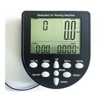 Auratrove Moniteur de rameur avec protocole FTMS, compteur numérique pour rameurs résistants à l'eau, suivi de la distance SPM calories, noir