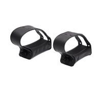 Auratrove Pédales de vélo d'appartement, 1/2" et 9/16" en plastique noir, antidérapant, remplacement magnétique pour X Bike Fitness