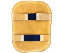 Auratrove Protège-main de soudage, cuir de vache résistant à la chaleur avec couche de feuille d'aluminium, gant de protection anti-brûlure pour soudeurs, 20,5 x 15 cm