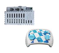 Auratrove Récepteur de boîte de commande à broches et émetteur 2,4 G pour voiture électrique pour enfants, pièce de rechange en ABS