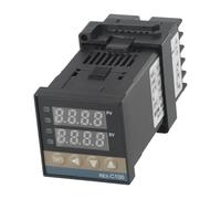 Auratrove REX-C100 pour contrôleur de température SMART, thermostat PID adaptatif pour capteur de type K et pour sortie SSR, régulateur numérique 0-400 °C pour four sèche-linge