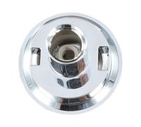 Auratrove Siamp Storm 33A Bouton poussoir chromé double option avec couvercle de support, 48 mm/58 mm de diamètre pour trou de chasse d'eau 38-44 mm, pièce de rechange 34335077