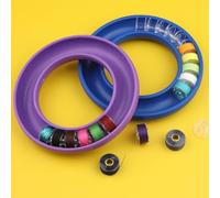 Auratrove Support de bobine en silicone pour bobine de fil à coudre empêchant le desserrage de la déformation pour le matelassage, le tricot, les travaux manuels