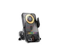 Auratrove Support de chargeur de voiture sans fil 15 W avec pince automatique, support de téléphone à dégagement unique pour grille d'aération de tableau de bord, support de charge rapide compatible