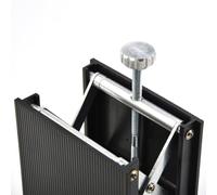 Auratrove Table élévatrice en aluminium pour défonceuse à hauteur réglable de 30 à 90 mm, support stable pour le travail du bois pour niveau à bulle, argent